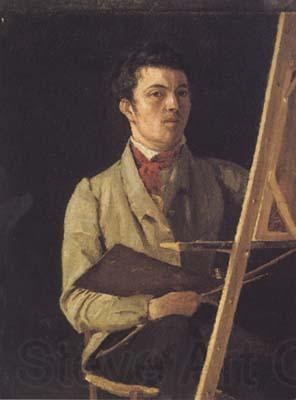 Jean Baptiste Camille  Corot Portrait de Partiste a I'age de vingt-neuf ans -1825 (mk11)